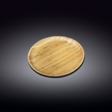 Bamboo Round Plate For Appetizers